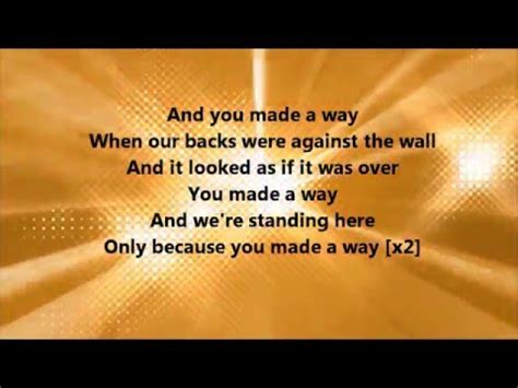 Made A Way Lyrics