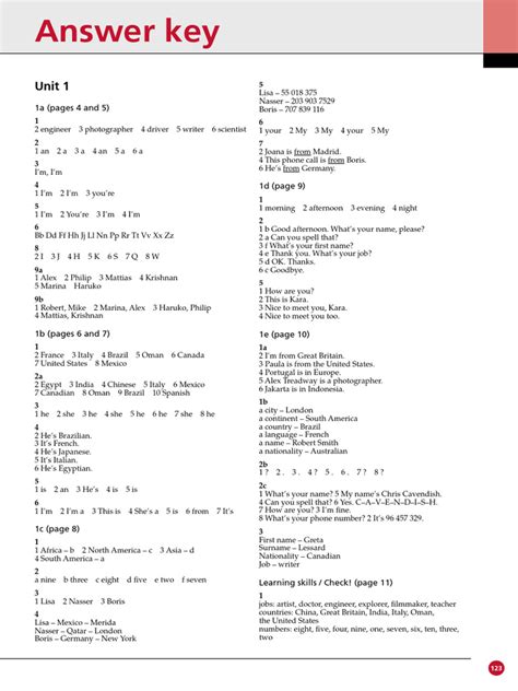 Made Easy Workbook Answer Key