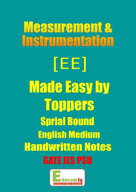 Full Download Made Easy Gate Notes Instrumentation Engineering 