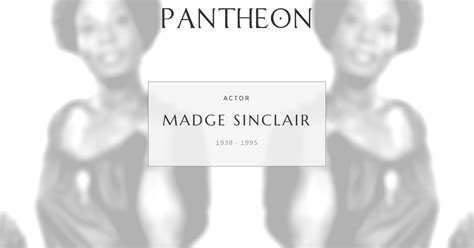 madge sinclair biography actor john