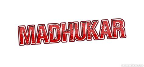 Madhukar Name Logo