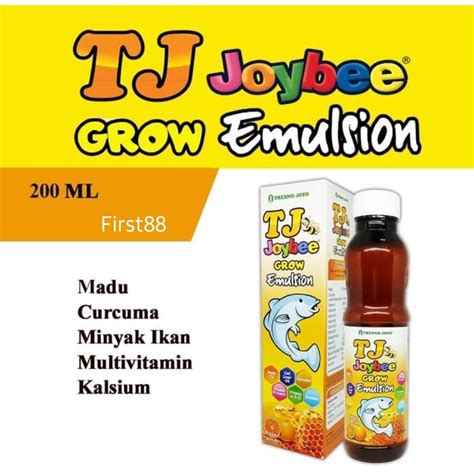 Madu Tj Joybee Grow Emulsion 200 Ml Terbaru Madu Tj Grow Emulsion - Madu Tj Grow Emulsion
