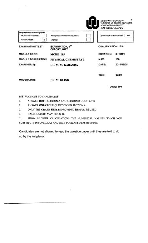 Mafikeng Campus Application Forms 2015