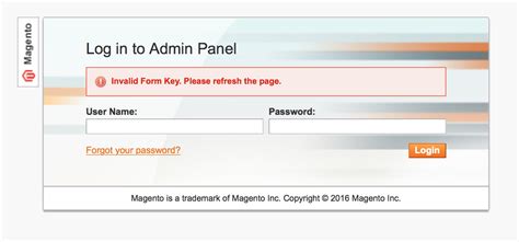 magento 1.9 "invalid form key. please refresh the page" cannot