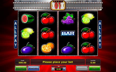 magic 81 slot online free Alle legale online casinos in Nederland