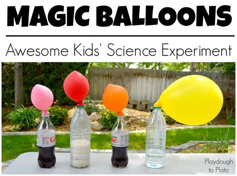 Magic Balloons Playdough To Plato Balloon Science Experiments - Balloon Science Experiments