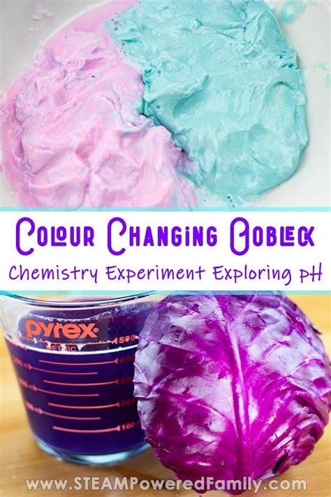 Magic Color Changing Oobleck Science Experiment Steam Powered Color Changing Science Experiment - Color Changing Science Experiment