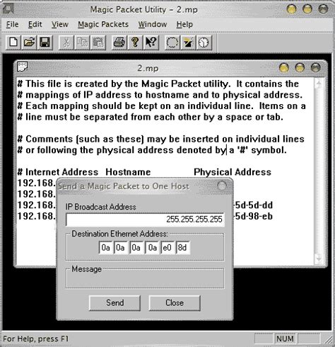 magic packet utility