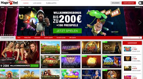 magic red willkommensbonus Top deutsche Casinos