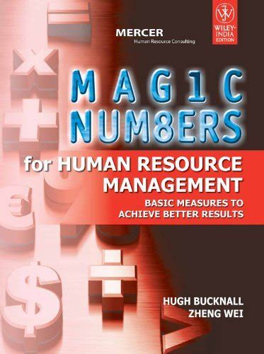 Read Online Magic Numbers For Human Resource Management Basic Measures To Achieve Better Results 