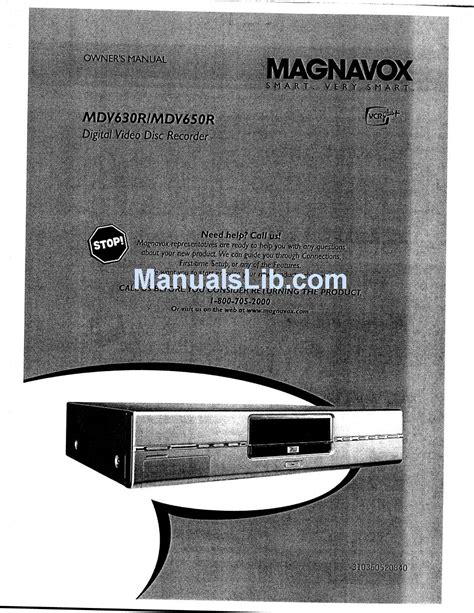 Full Download Magnavox Msr90D6 Manual 