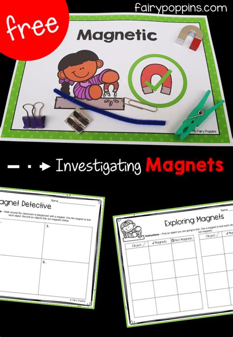 Magnet Activities Fairy Poppins Magnet Activities For 1st Grade - Magnet Activities For 1st Grade