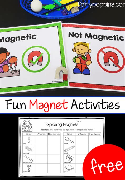 Magnet Activities Fairy Poppins Magnets Kindergarten - Magnets Kindergarten