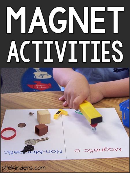 Magnet Experiments For Pre K Preschool Kids Prekinders Magnets Kindergarten - Magnets Kindergarten