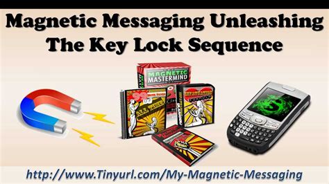 Magnetic Messaging Key Lock Sequence