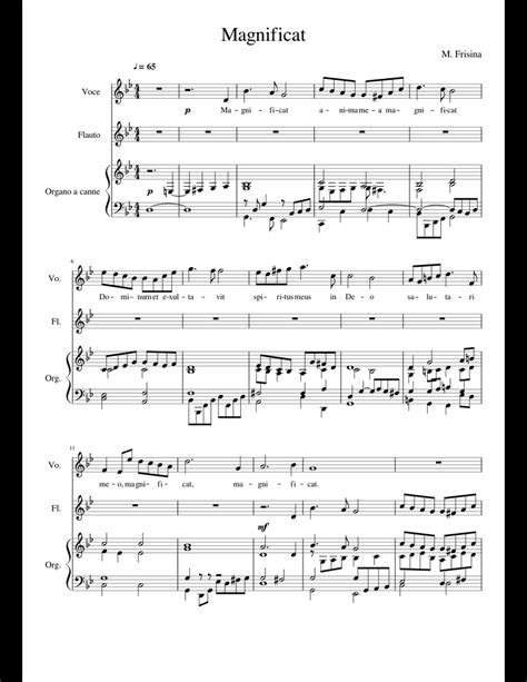 magnificat frisina instrumental music