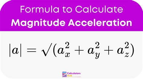 Magnitude Of Acceleration