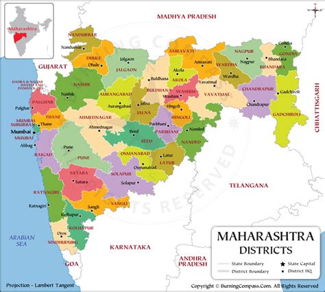 Maharashtra Map Pdf