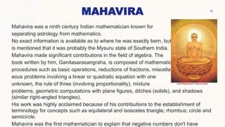 mahavira mathematician biography assignment