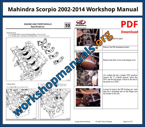 Full Download Mahindra Scorpio Workshop Manual Pdf 