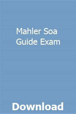 Full Download Mahler Soa Guide Exam 