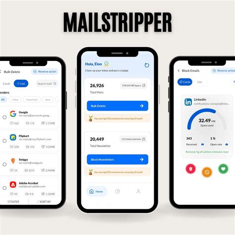 Mail Stripper Groups