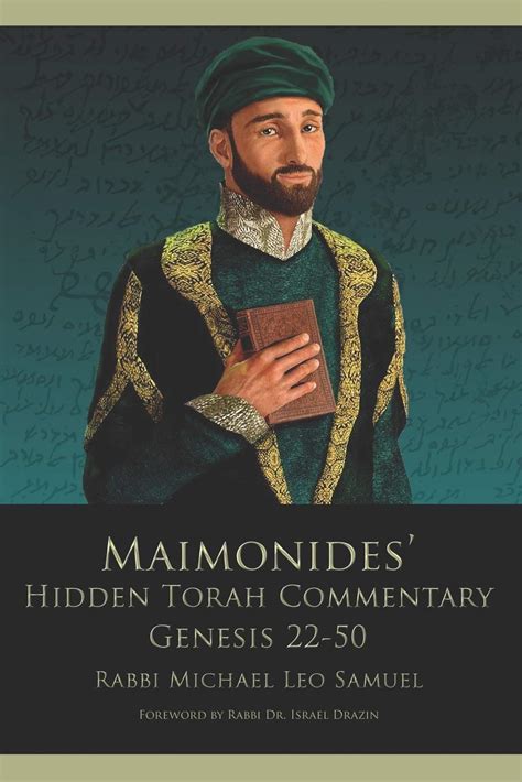Maimonides Hidden Torah Commentary Volume I Genes