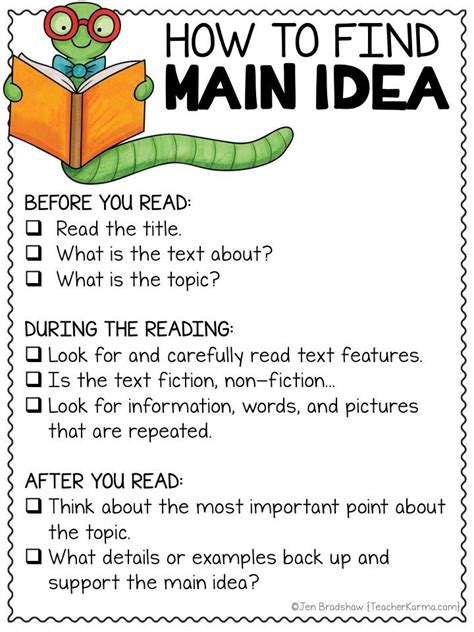 Main Idea And Details Centers Games For Upper Main Idea 5th Grade - Main Idea 5th Grade