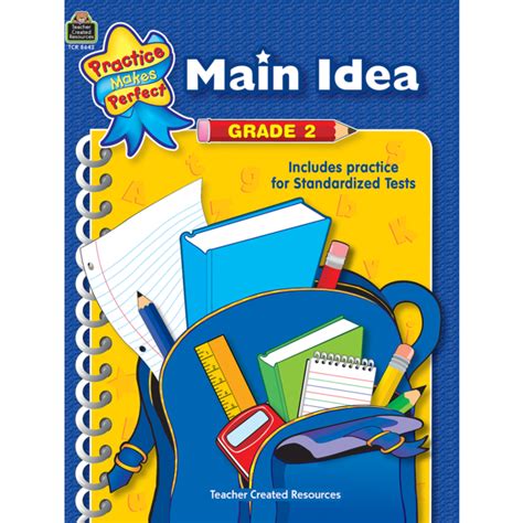 Main Idea Grade 2 Tcr8642 Teacher Created Resources Main Idea Grade 2 - Main Idea Grade 2