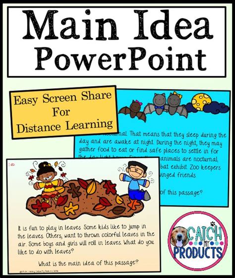 Main Idea Powerpoint 7th Grade   Main Idea Slideshow Ppt - Main Idea Powerpoint 7th Grade
