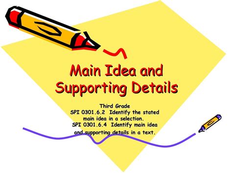 Main Idea Slideshow Ppt Main Idea Powerpoint Third Grade - Main Idea Powerpoint Third Grade