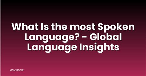 Main Language
