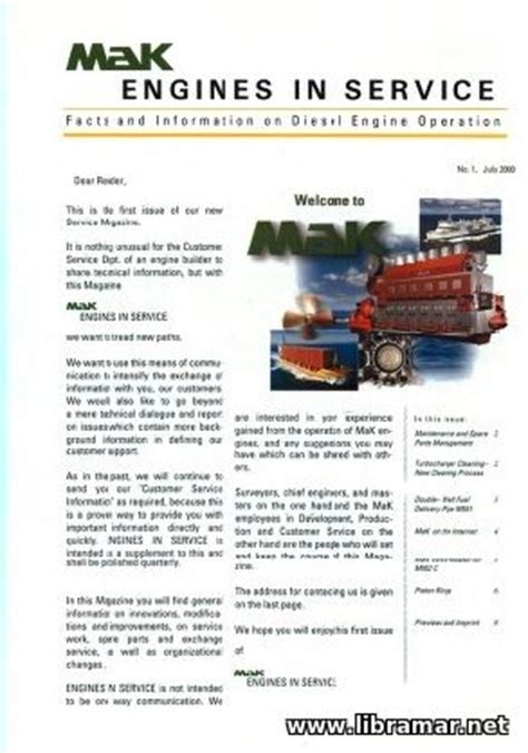 Read Online Main Engine Mak L 20 