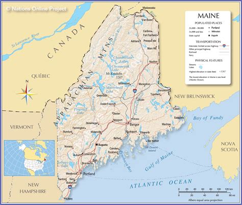 maine maps