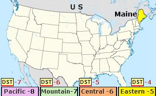 maine time zone