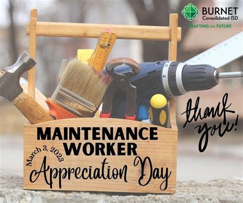 Maintenance Appreciation Ideas