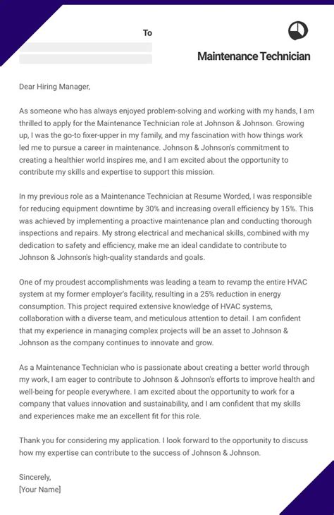 Maintenance Engineer Letter Of Recommendation Sample