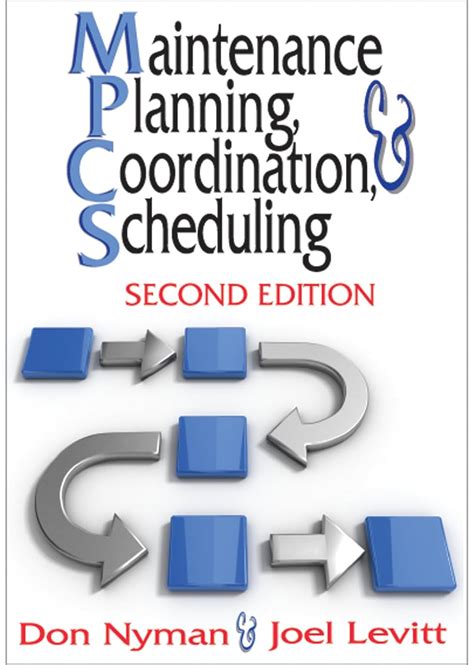 Maintenance Planning Scheduling Coordination By Don Nyman Joel Levitt