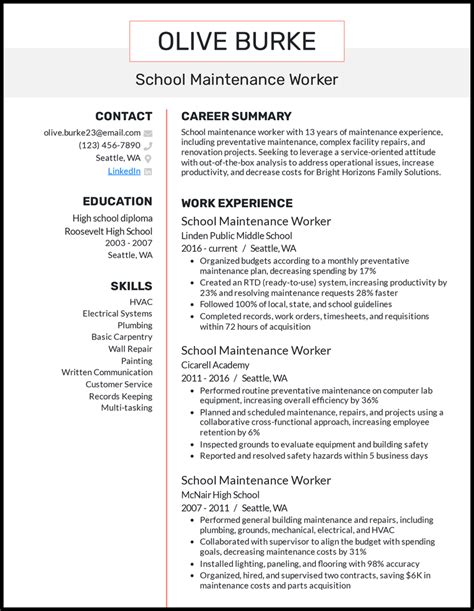 Maintenance Resume Skills Definition And Examples Indeed Resume For Maintenance Worker - Resume For Maintenance Worker