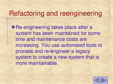 Read Online Maintenance And Refactoring Of Information Systems 