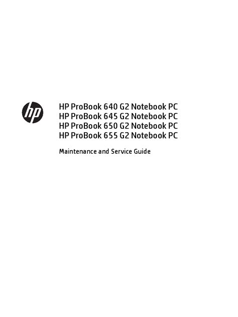 Read Online Maintenance And Service Guide 
