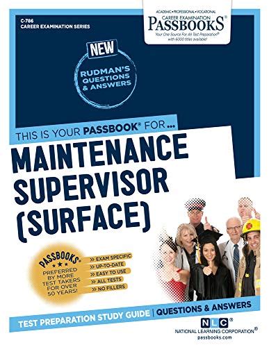 Download Maintenance Supervisor Exam Study Guide 