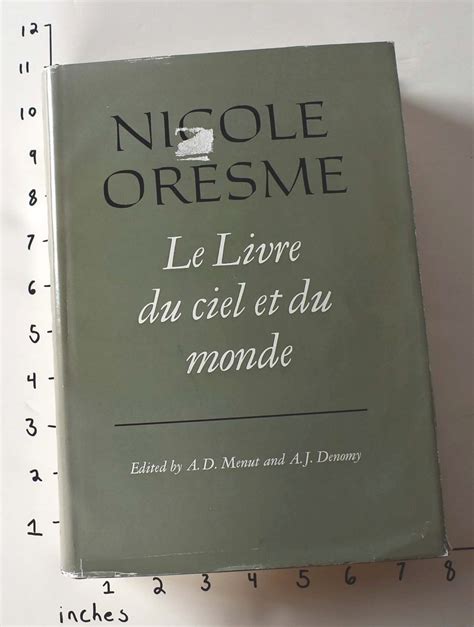 Read Online Maistre Nicole Oresme Le Livre Du Ciel Et Du Monde Text 