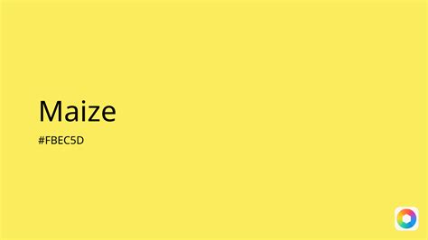 maize color