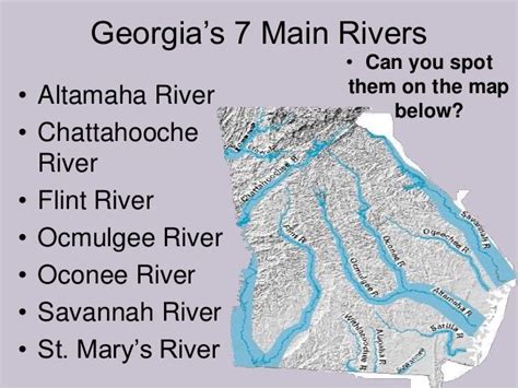 Major Rivers In Georgia Worksheets Learny Kids Ga Rivers Worksheet 2nd Grade - Ga Rivers Worksheet 2nd Grade