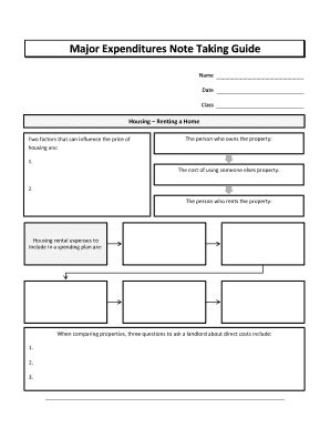 Download Major Expenditures Note Taking Guide Answers Key 