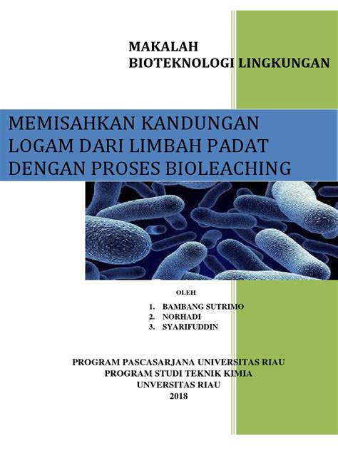 makalah bioteknologi lingkungan