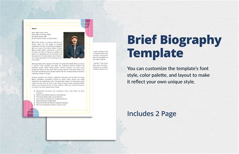 makau foster biography template