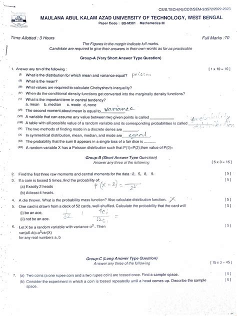 Makaut Question Paper