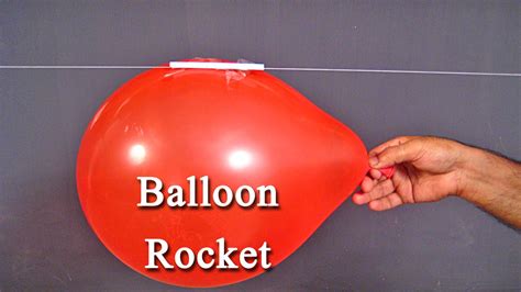 Make A Balloon Rocket Youtube Balloon Rocket Science Experiment - Balloon Rocket Science Experiment